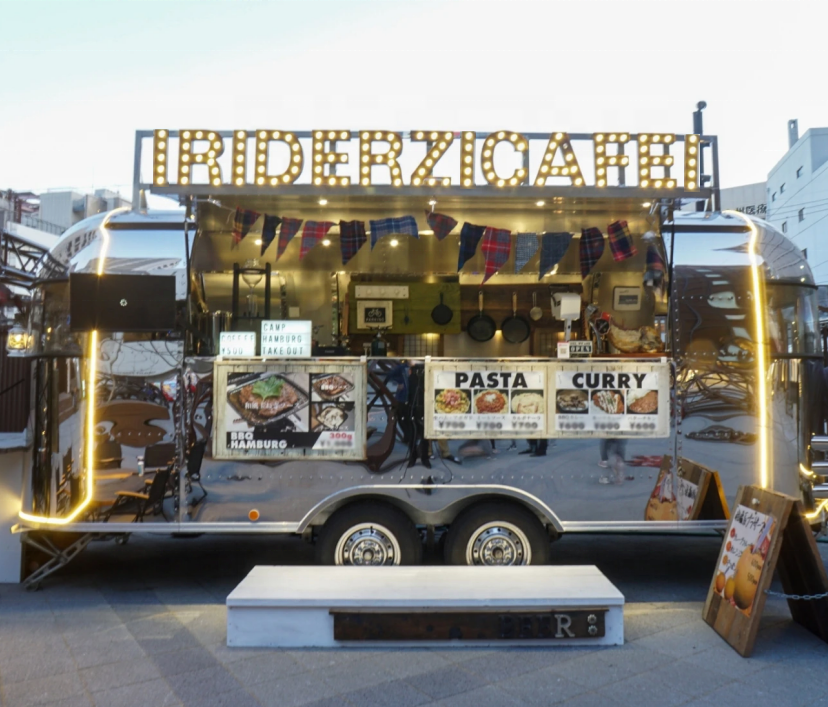 Pink Food Truck for Coffee and Rent