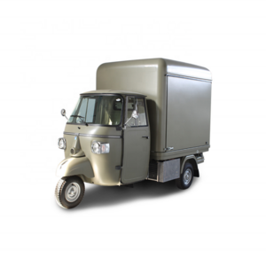 Electric Tap Truck Vintage Mobile Bar Food Truck Tricycle Three Wheels Tuk Tuk Beer Champagne Wine Vending Wedding Carts