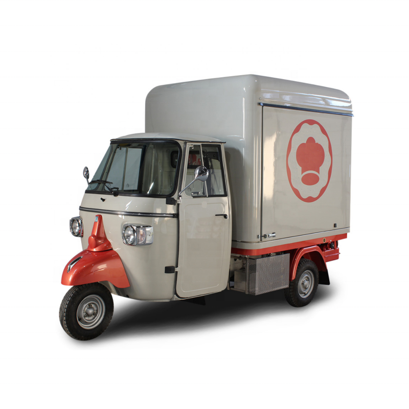 Electric 3 Wheels Ape Street Beer Bar Cart Mobile Tricycle Food Cart Pizza Truck With Fully Equipped Tuk Tuk Bar