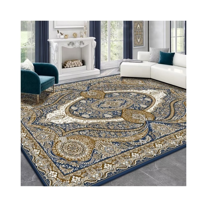 2024 Eco-friendly Bohemian style living room carpet full printing Home decoration mat floor mat, bedroom sofa Hot sale rugs