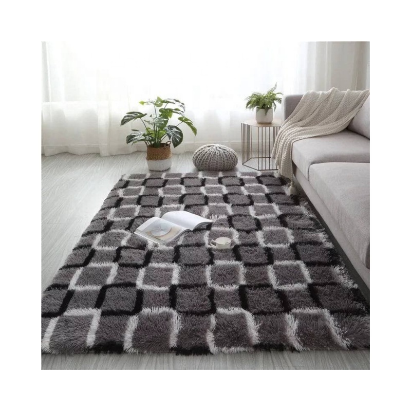 Eco-friendly Custom Rug washable Carpet Living Room Plush Area Rug Non-slip Mat Bedroom Fully Carpets machine made Rug