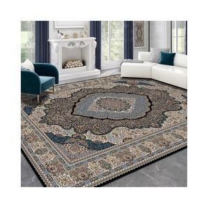 2024 Eco-friendly modern polyester heat transfer printed rugs for living room persian carpet