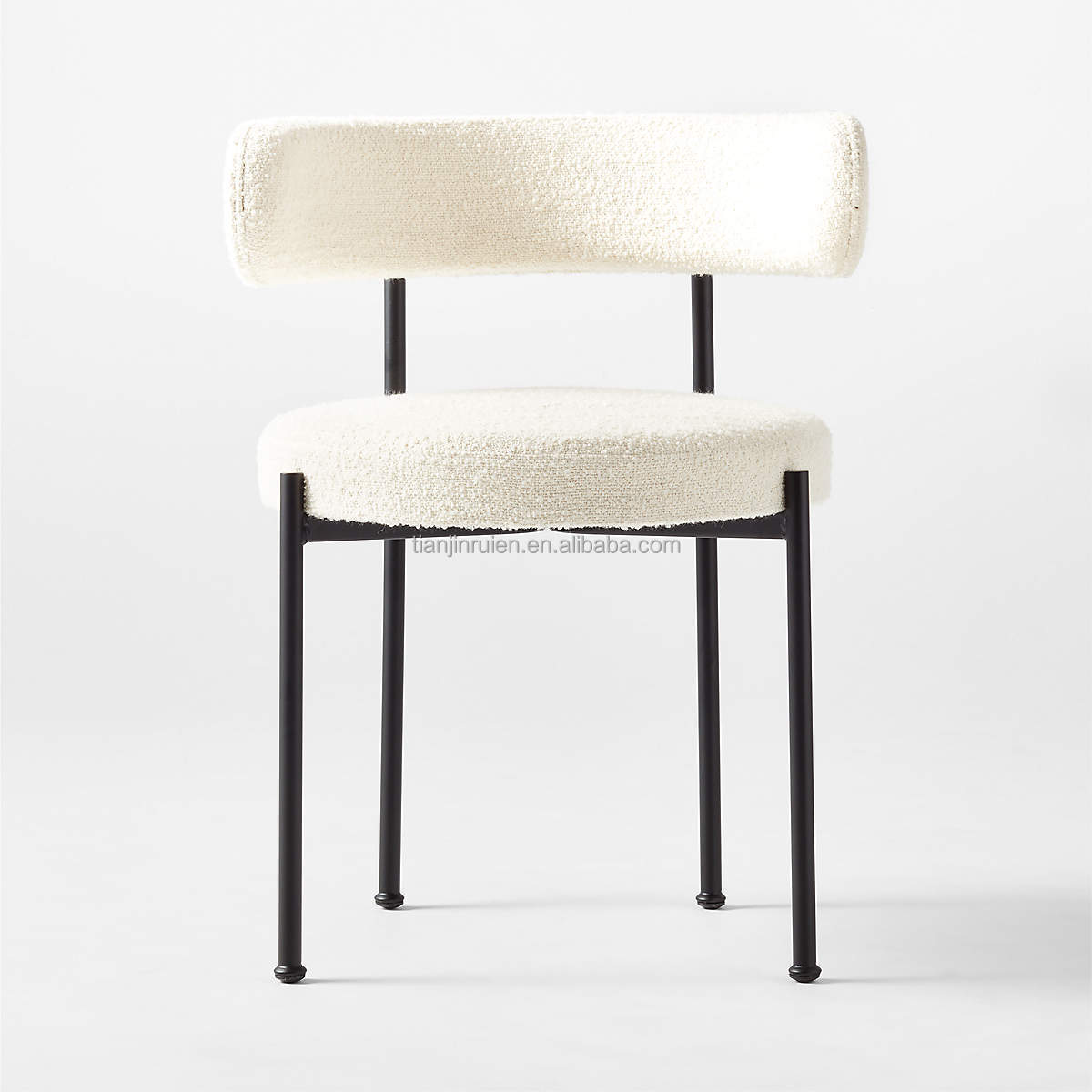 Modern Luxury Leisure Upholstered Boucle Dining Chair