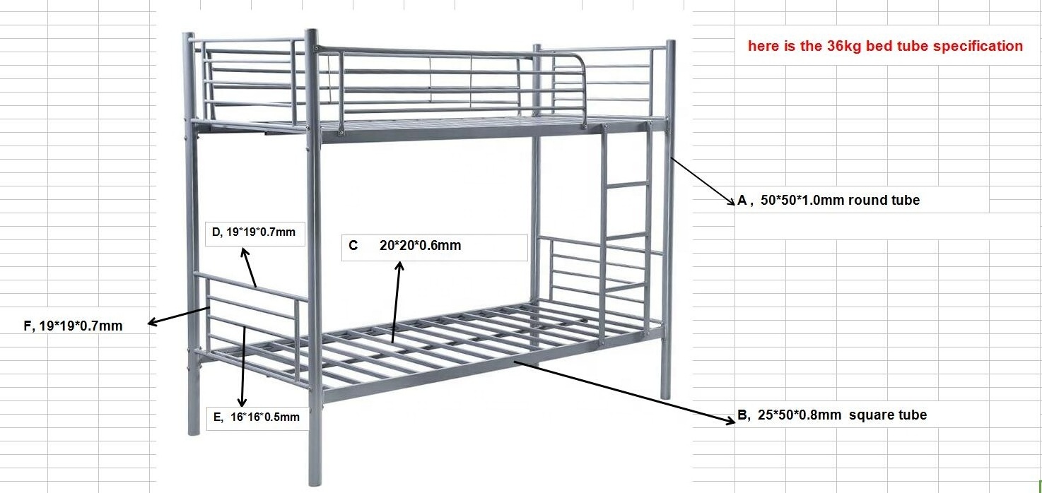 factory price twin bunk bed frames metal full queen size iron bed metal loft bed