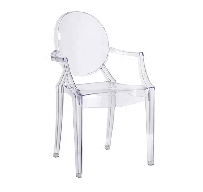 Wholesale plastic clear acrylic transparent ghost weddings chairs chairs for sale