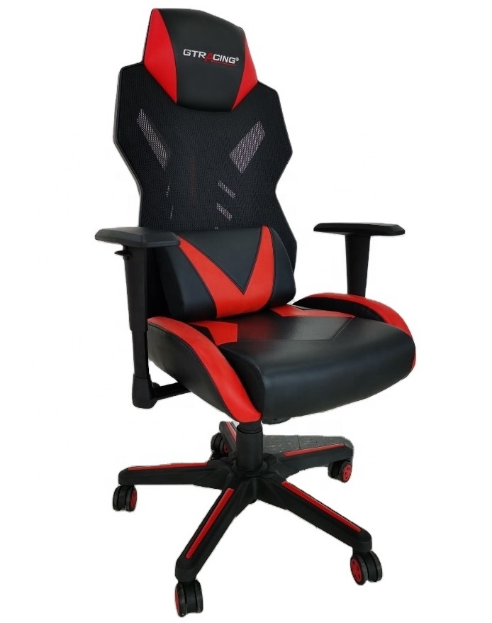 leather mesh fabric gaming chair dragon autofull professional gaming chair 180 degrees