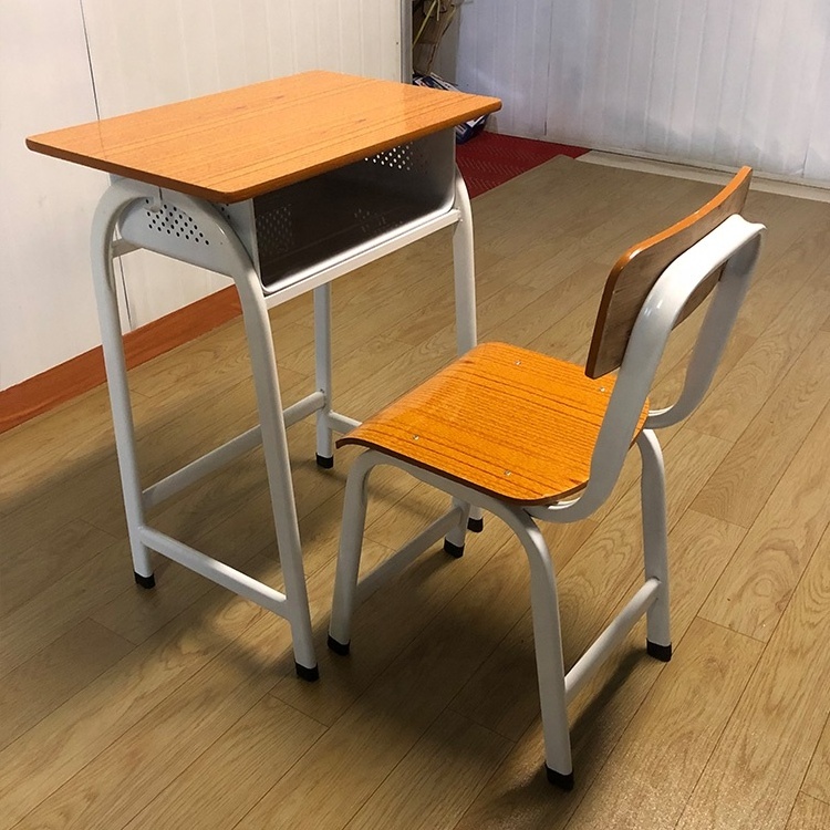 school furniture student desk and chair nordic single Primary School Children Study Tables And Chairs