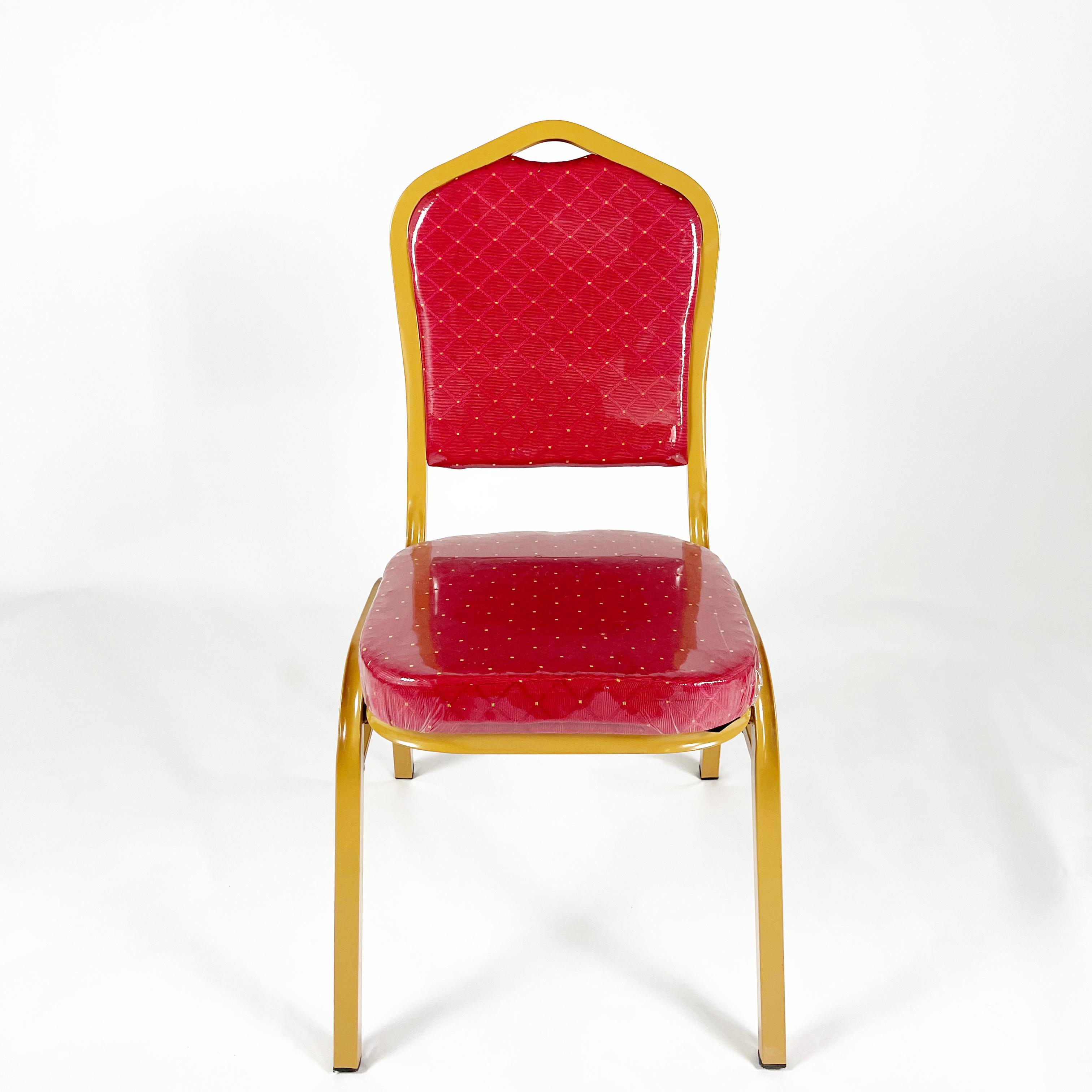 Hotel Banquet Wedding Reception Exhibition Training Conference Outdoor Event Banquet Crown Red Chair