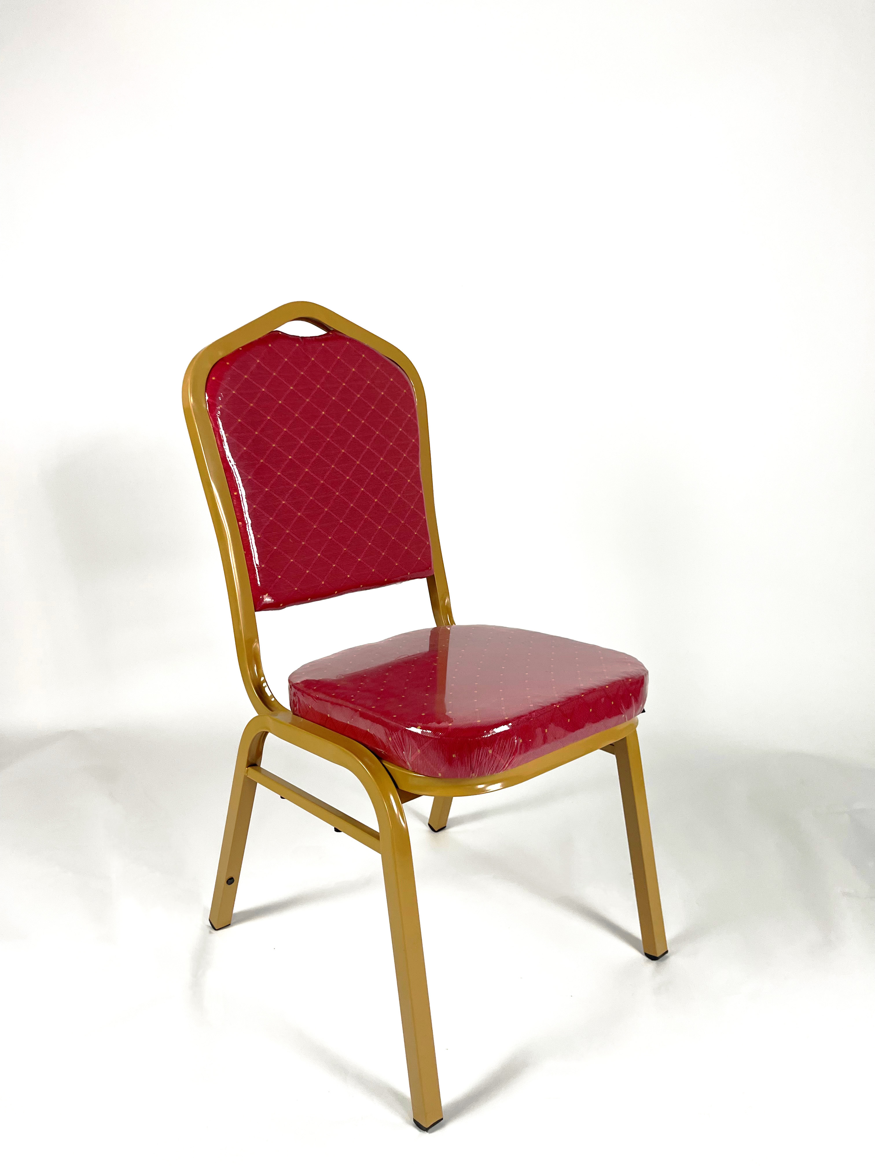 Hotel Banquet Wedding Reception Exhibition Training Conference Outdoor Event Banquet Crown Red Chair