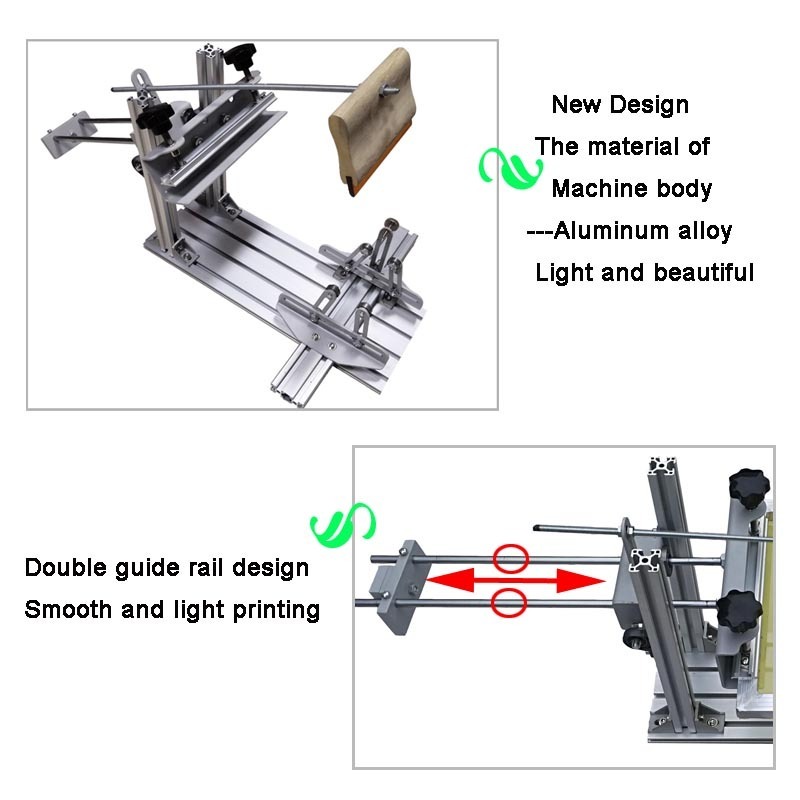 For Mug Cup Bottle Pen Cylindrical Screen Printing Press Printer Unit Machine