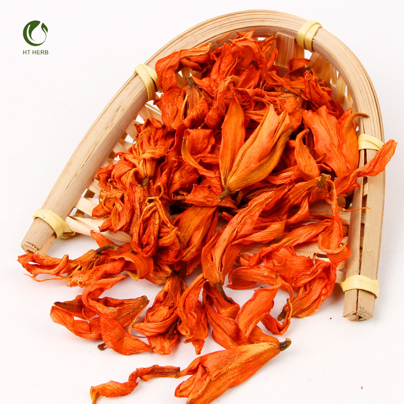 Hot Sale Healthy Flower Tea Orange Lily Tea Dried Flowers 100% Natural Dried Flowers Herbs  for Soap DIY Candle  Bath