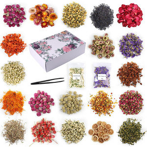 Hot Selling Premium 100% Natural Real Dried Flowers Rose Lavender Jasmine Mixed Handmade for Candle Soap Bath bombs Flower Kit