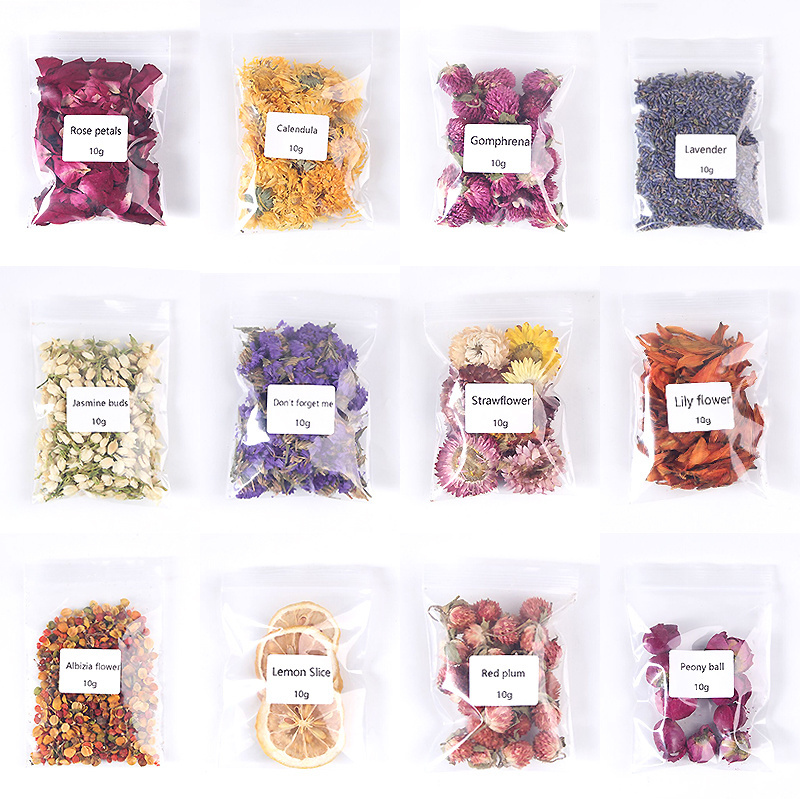 Dried Flowers Best Selling Popular Mixed Herbs for Soap Candle DIY Material Bath Tea Flower Kit