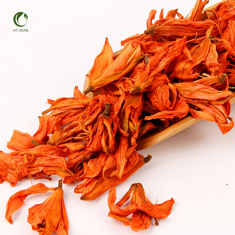 Hot Sale Healthy Flower Tea Orange Lily Tea Dried Flowers 100% Natural Dried Flowers Herbs  for Soap DIY Candle  Bath