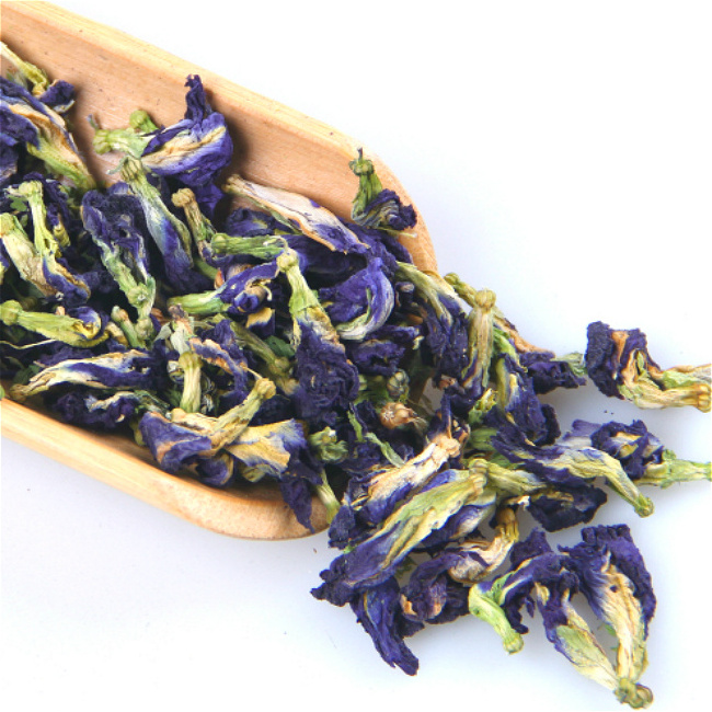 Wholesale  Natural Flavor Tea  Dried Blue Butterfly Pea Flowers