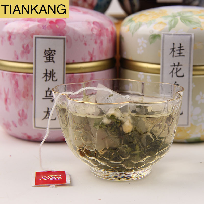 Gift for Wedding  And  Festivals  small pot of  Oeach Osmanthus  Grapes White peach Oolong  tea good for skin and health