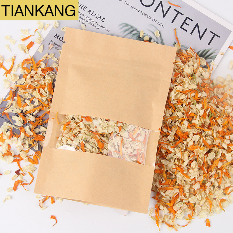 2022 New Natural Wedding Confetti Throwing Dried Flower Petals Pop Biodegradable Jasmine Petal Confetti Wedding Party Decoration