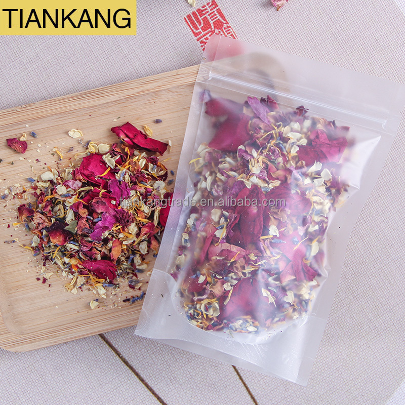 Wholesale wedding natural biodegradable confetti bags petals confetti decorative dried rose jasmine petals for mariage