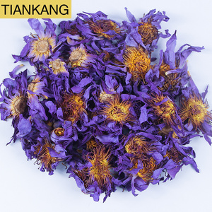 High Quality Good Scent Dried Blue Lotus Flowers for Tea Lan Lian Hua