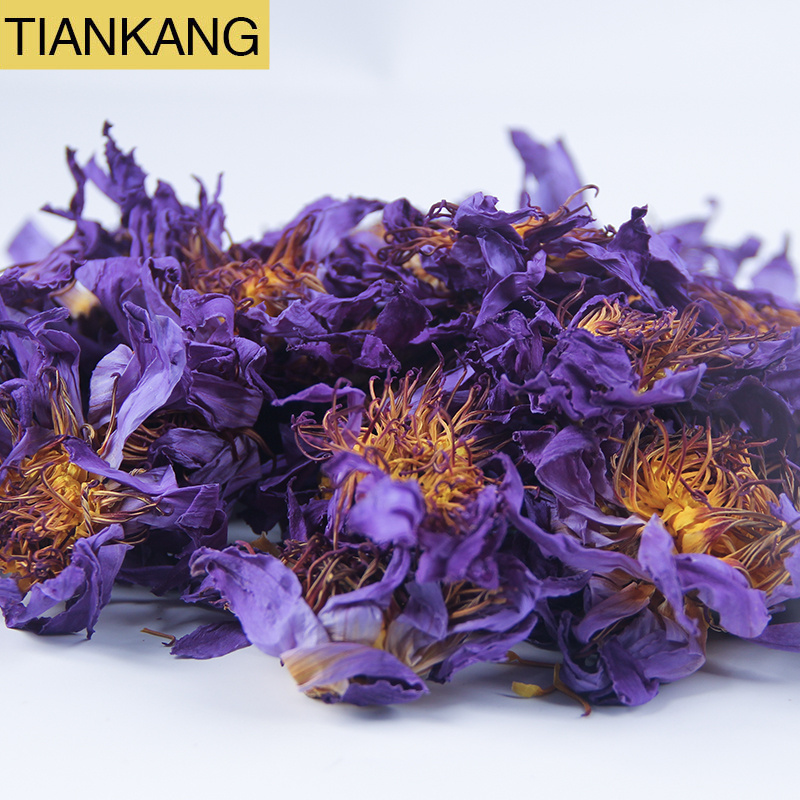 High Quality Good Scent Dried Blue Lotus Flowers for Tea Lan Lian Hua