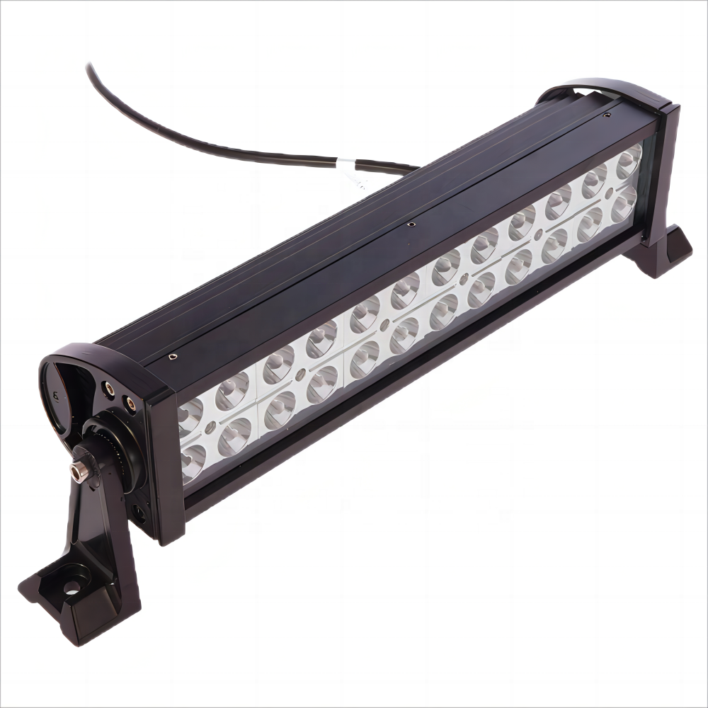 Factory aluminum profile dual row straight 13'' 72W led off road light bar for snowmobile Vehicle Jeep Wholesale6000-6500K