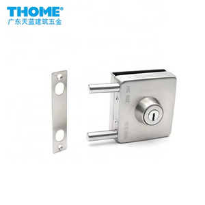 New design Glass Door Bolt Lock Glass Shower Screen Lock Glass Door Bottom Lock