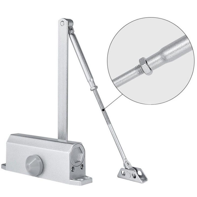 Hinge Aluminium Auto Door Closer Door Closer Heavy Duty Self Closing Door Closer 90 180 Degree Automatic Door Closer