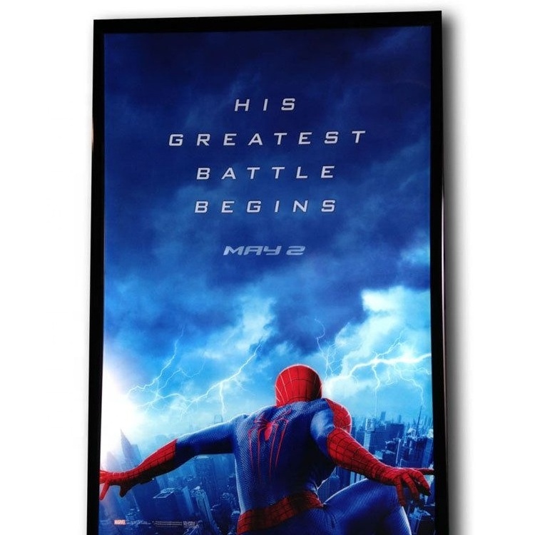 3 PACK Custom LED Aluminum Snap Frame Poster HD Theater poster Frames Anodized High Quality Movie Display frame