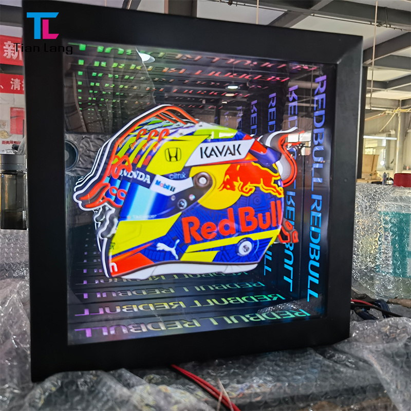 3d infinity mirror custom led sign neon light sign infinity led mirror ...