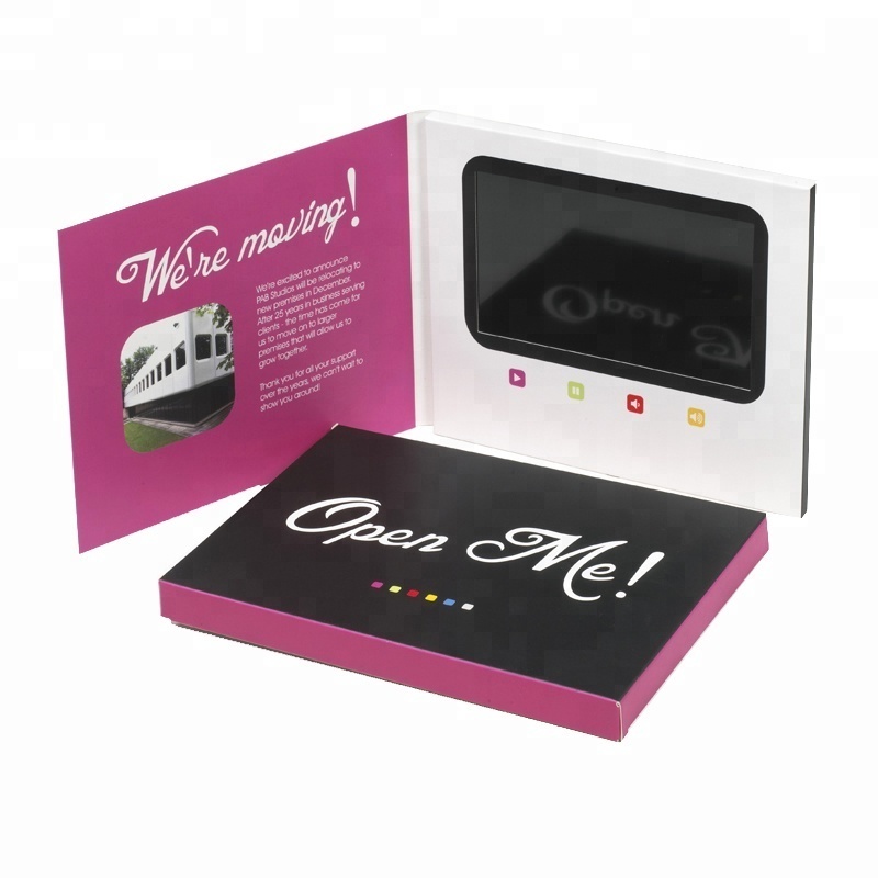 7.0 Inch LCD Advertising Card Video Mailer for Marketing