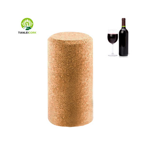 TIANLEICORK agglomerated cork stopper Reusable Sealing cork, wooden cap Cork Wine Stoppers