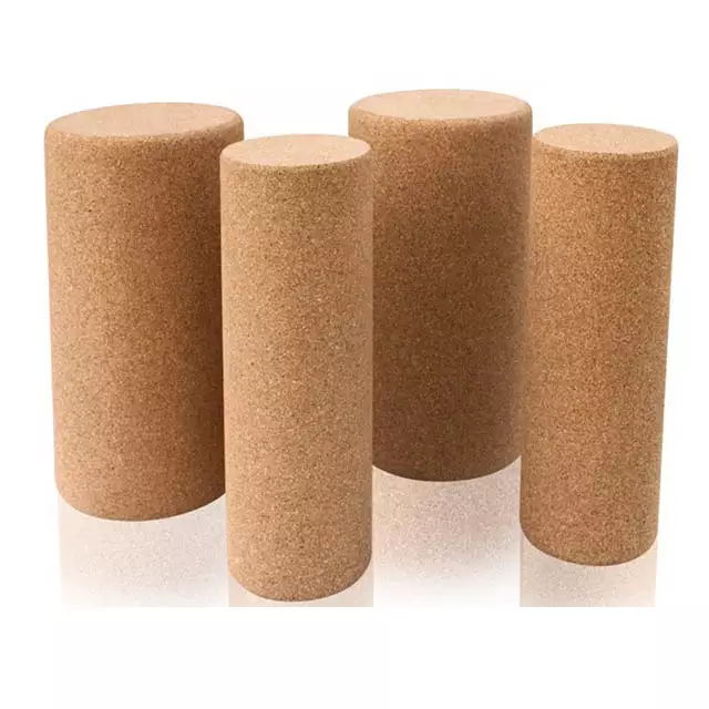 Factory wholesale Custom oem Gym Cork Fitness Massage roller Yoga Wheel Roller Column Cork Paint Foam Roller