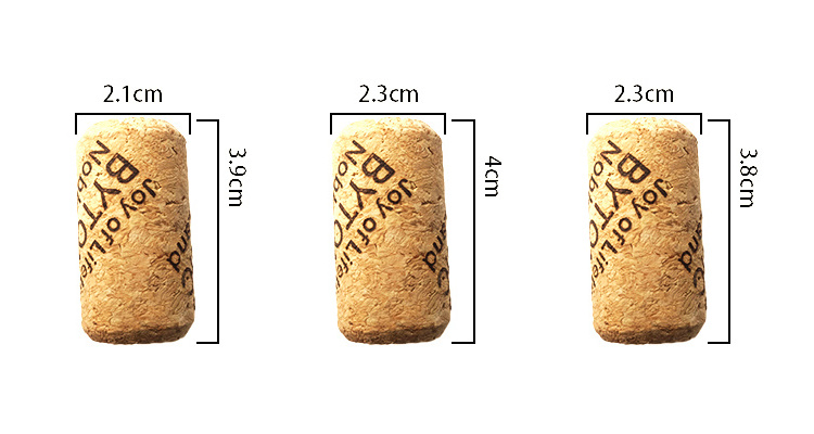 Low MOQ customized Factory Wholesale Personalise Wine Cork Closure for wine bottles (wine cork) Super grade cork stopper