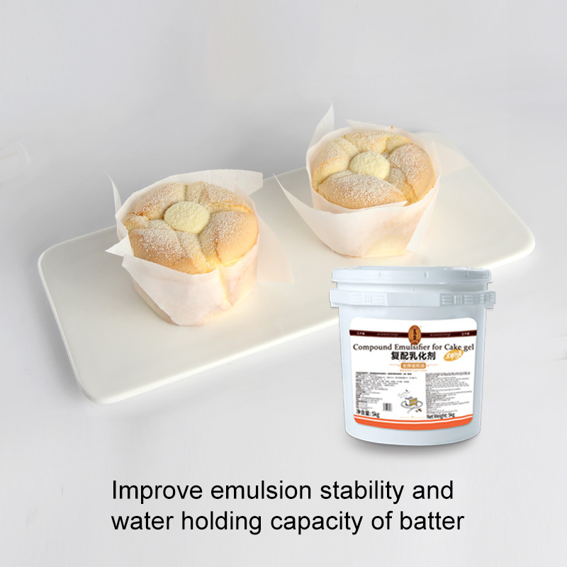 top sale Cake emulsifier stabilizer (cake gel) cake Improver China supplier food additive with ISO and Halal certificates