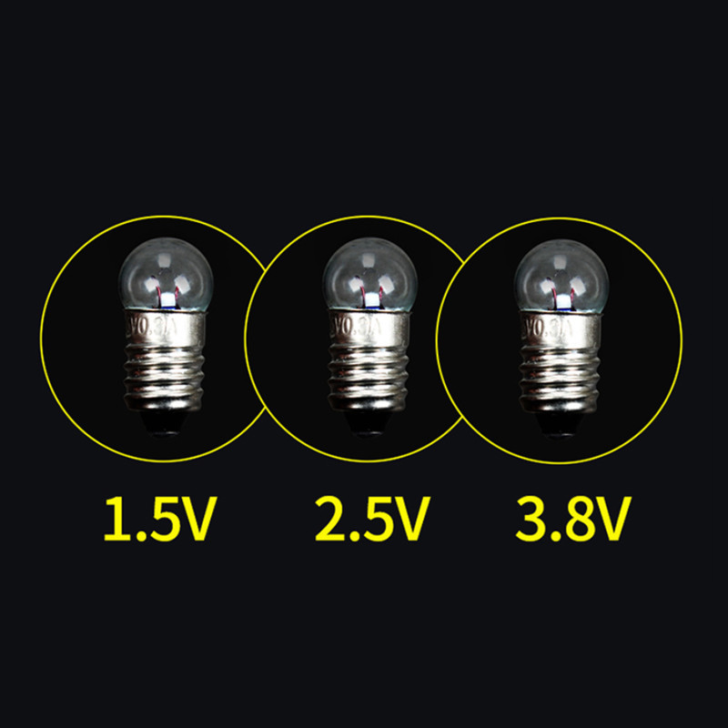 0.5v1.5v3.8v screw mouth small light bulb old-fashioned lamp bead flashlight small electric bead small lamp holder