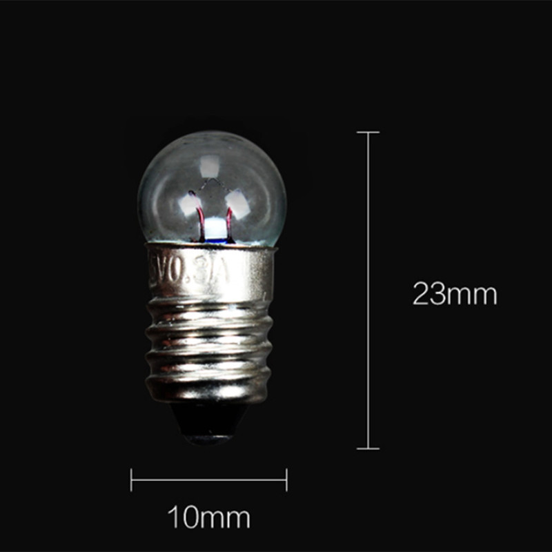 0.5v1.5v3.8v screw mouth small light bulb old-fashioned lamp bead flashlight small electric bead small lamp holder