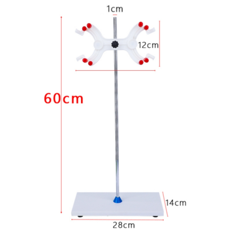 Lab Retort Stand Laboratory Flask Condenser Glass Stand Ring & Clamp Set for Chemistry Lab