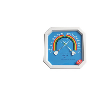 Small octagonal pointer temperature Humidity Meter household indoor and outdoor hygrometer industrial greenhouse pointer