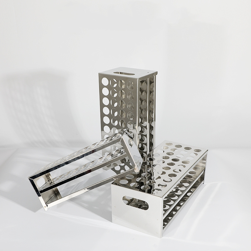 OEM aluminum test tube rack 8  24 36  40  50 holes cuvette test tube rack for lab