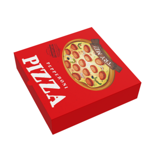 Wholesale Square Pizza Sandwich Paper Box 7 8 9 10 11 12 Inch pizza custom takeaway box fast food pizza red cheap box