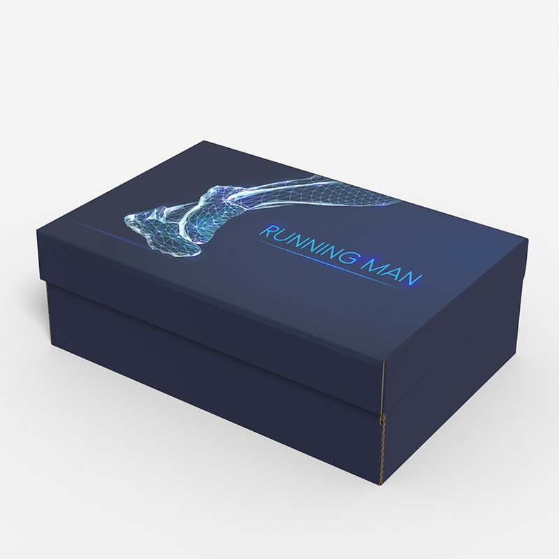 custom logo luxury mens shoe box packaging and storage shoes with lid High-end shoe box wholesale