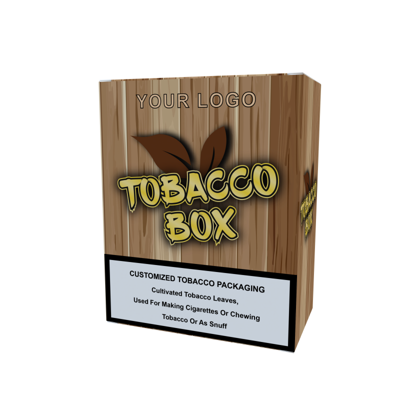 Custom Print Logo Grabba leaf Display Box high quality paper card box Sachet Wrappers Tobacco leaf Boxes with bags