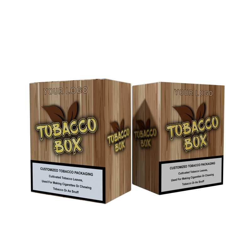 Custom Print Logo Grabba leaf Display Box high quality paper card box Sachet Wrappers Tobacco leaf Boxes with bags