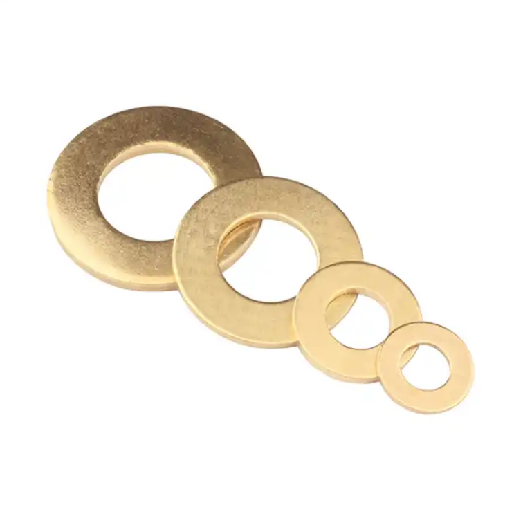 brass  colored  metal  round  flat    fender  washer  sealing  gasket  punched  ring  washer