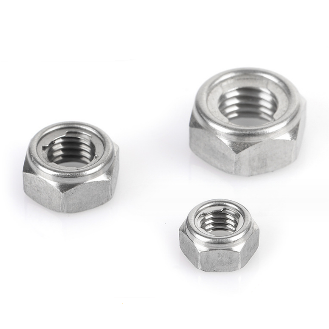 High Precision Prevailling DIN980 Torque Anti-loose locking nut 304 316 All Metal Hex Lock Nut