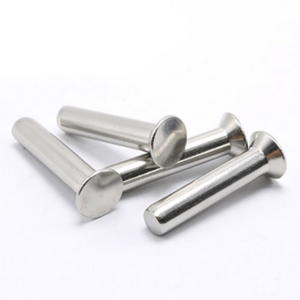 Hot Selling OEM Aluminum Stainless Steel Flat Thin Head Iron Solid Rivet Handle Knock Rivet Kit For Brake And Clutch Lining