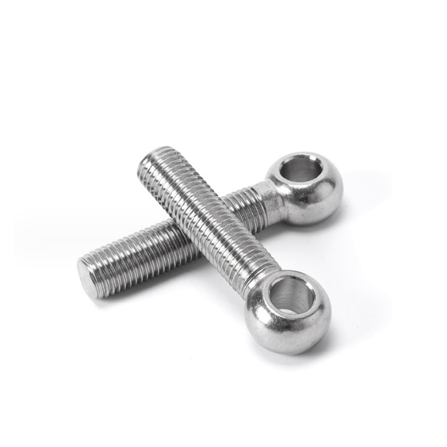 High Quality M5-M20 Standard Lifting Ring Fasteners Sheep Eye Screw Fish Eye Screw With Hole Bolt