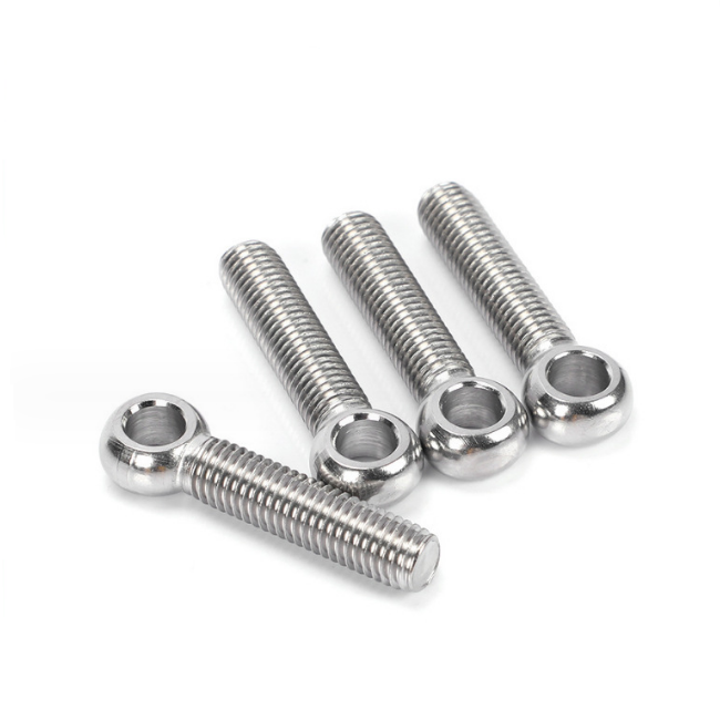 High Quality M5-M20 Standard Lifting Ring Fasteners Sheep Eye Screw Fish Eye Screw With Hole Bolt