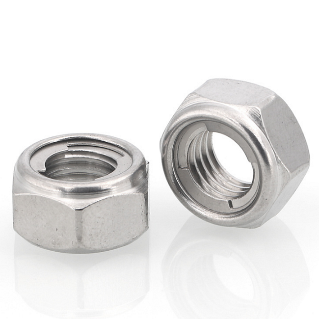 High Precision Prevailling DIN980 Torque Anti-loose locking nut 304 316 All Metal Hex Lock Nut