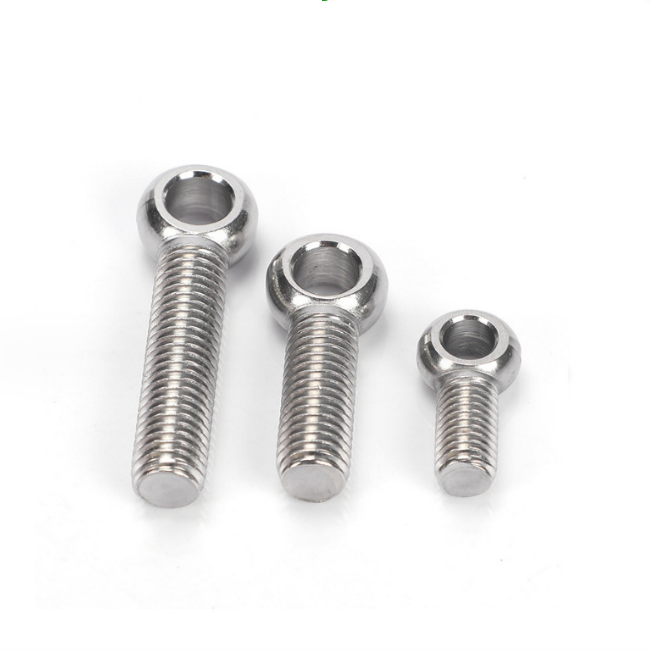 High Quality M5-M20 Standard Lifting Ring Fasteners Sheep Eye Screw Fish Eye Screw With Hole Bolt